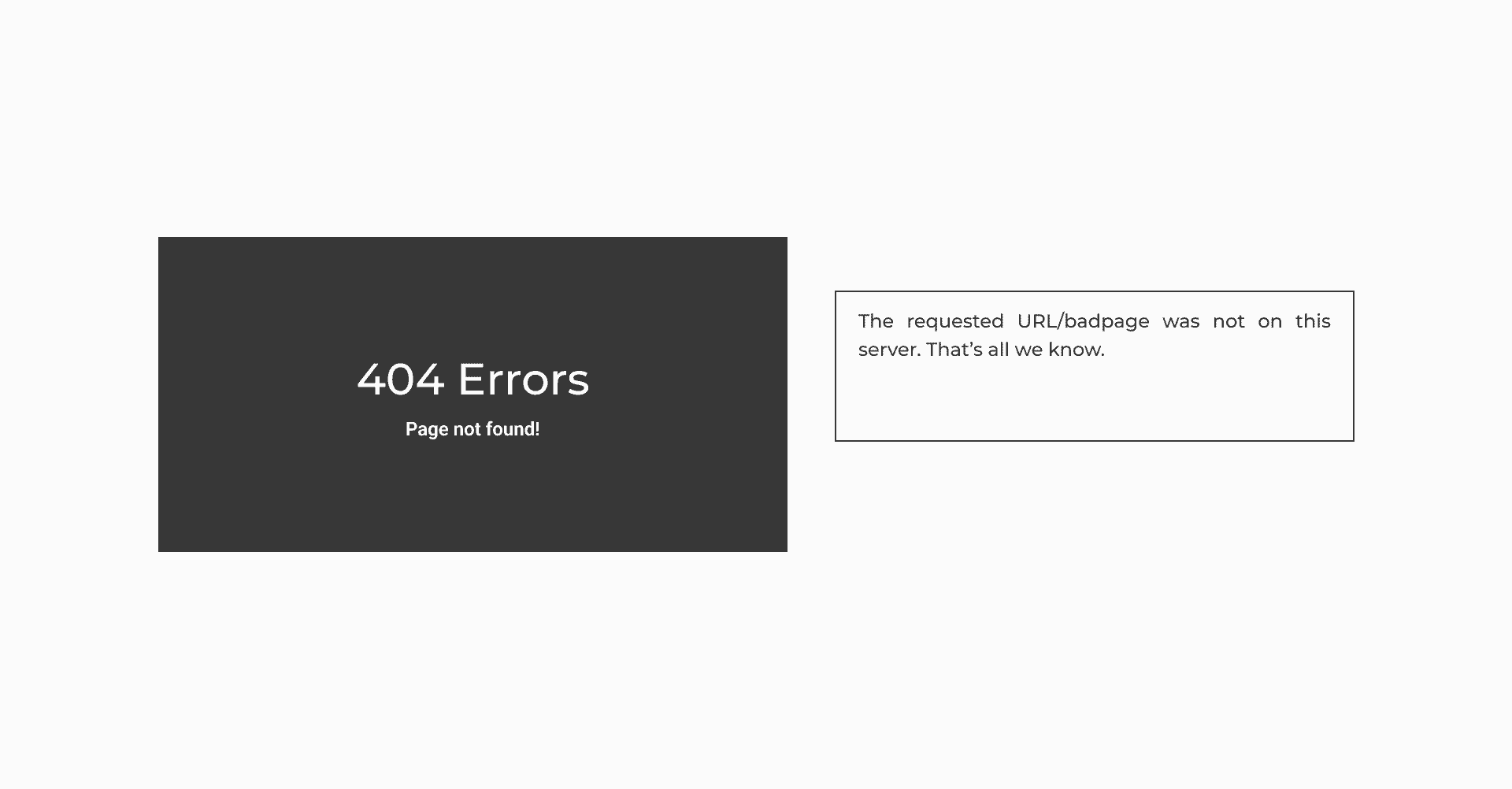 404 page